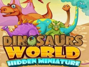 Dinosaurs World Hidden Miniature Puzzle Game