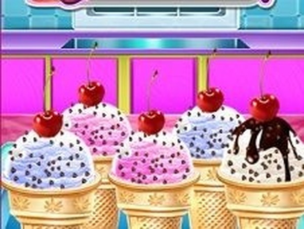 Ice Cream Cone Maker Cooking Game for Kids