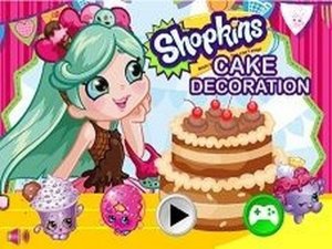 Shopkins Shoppies Cake Decoration Online Game - Kids Baking Game