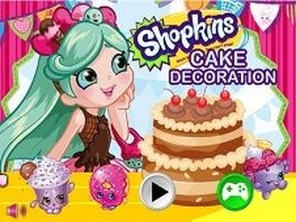 Shopkins Shoppies Cake Decoration Online Game - Kids Baking Game