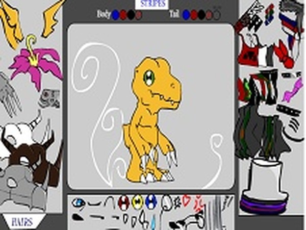 Digimon Character Creator Online Game - Dress Up Game