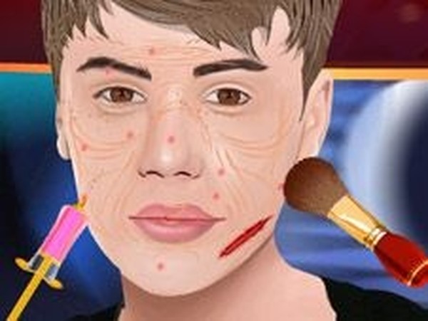 Justin Bieber Face Skin Care Online Game - Educational Simulation