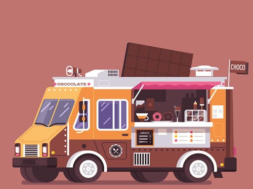 Food And Drink Trucks Memory Online Game
