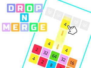 Drop n Merge Blocks - 2048 Puzzle Game