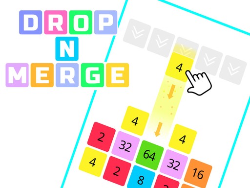 Drop n Merge Blocks - 2048 Puzzle Game