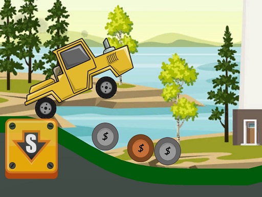 Hill Climb Tractor 2D Online Arcade Game