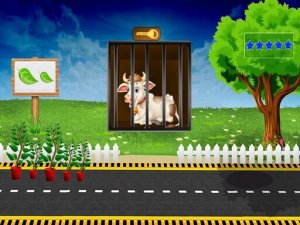 Cow Escape Puzzle Game - Point and Click Escape Game