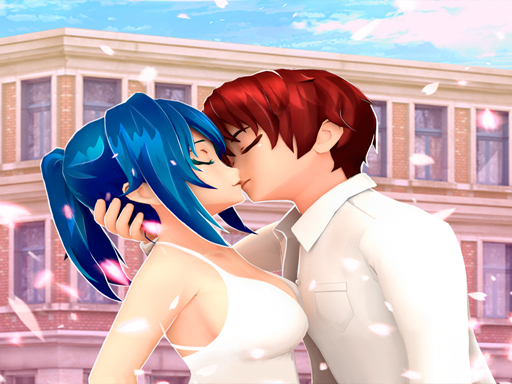 Anime High School Couple Makeover Dress Up Game