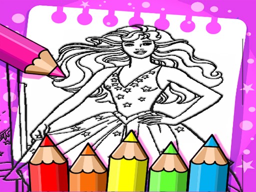 Barbie Coloring Book Online Game - Coloring Game