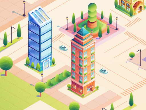 Town Builder Puzzle Game - Block Stacking Game