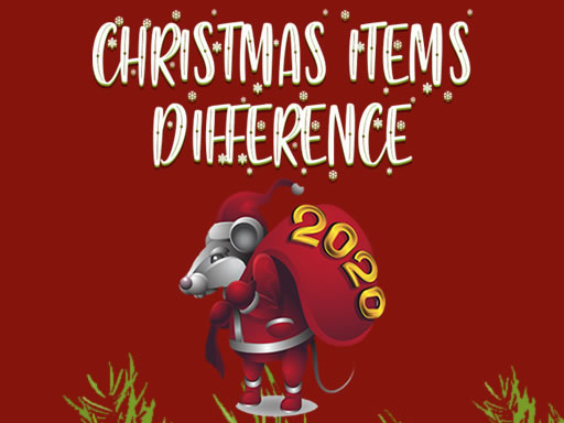 Christmas Items Differences Puzzle Game - Spot the Difference Puzzle