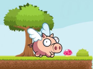 Piggy Run Online Arcade Game