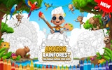 Rainforest Coloring Book for Kids