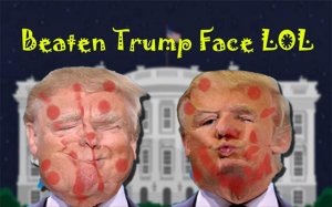Beaten Trump Face LOL - Funny Face Deformation Arcade Game