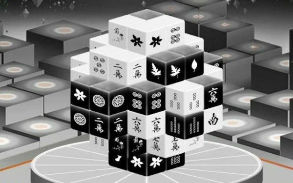 Black and White Dimensions: Mahjong Match Puzzle Game