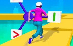 Draw Race 3D - Draw & Drive Parkour Online Arcade Game