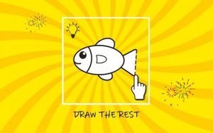Draw the Rest Challenge - Online Drawing Puzzle Game