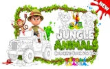 Jungle Animals Coloring Book - Free Online Coloring Game for Kids - Coloring Game