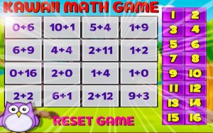 Kawaii Math Picture Puzzle Online Puzzle Game