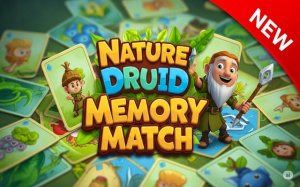 Nature Druid Memory Match Game