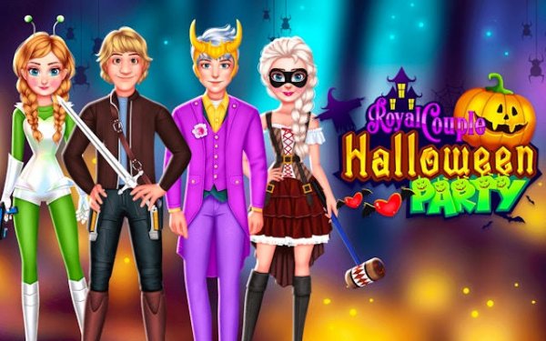 Royal Couple Halloween Party Dress Up Online Game
