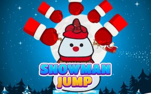 Snowman Jump Online Arcade Game