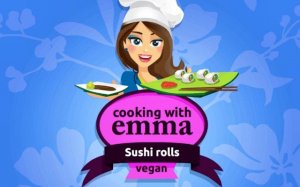 Sushi Rolls - Cooking With Emma: Vegan Sushi Game Online