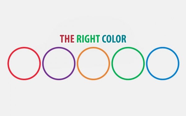 The Right Color: Stroop Challenge Brain Game Puzzle Game