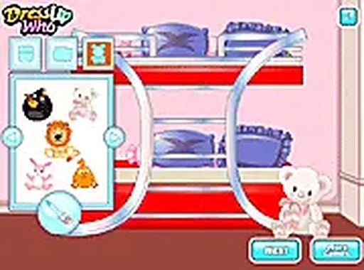 Frozen Bunk Bed Dress-Up Game Online Dress-Up Game
